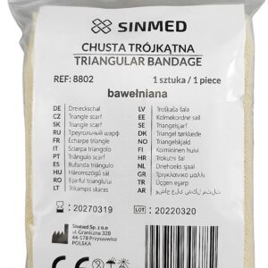 Chusta trójkątna bawełniana 96x96x136cm 1szt